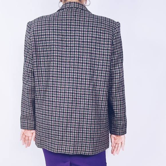 Sag Harbor Vintage Houndstooth Blazer - Picture 5 of 9